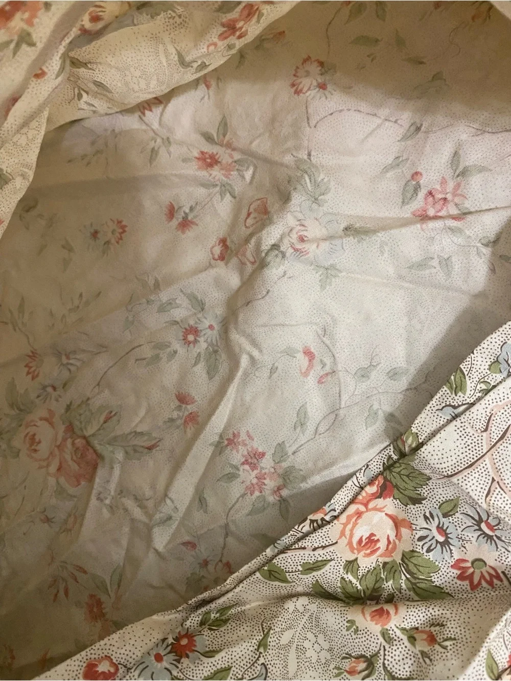Vintage Rare Lauren Ralph Lauren Cole Brook Ruffled Floral Pillow King Shamsi